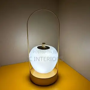 Portable Led Table Lamp With Iron Handle Touch Control Night Lamp