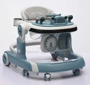 Clock Baby Walker Blue