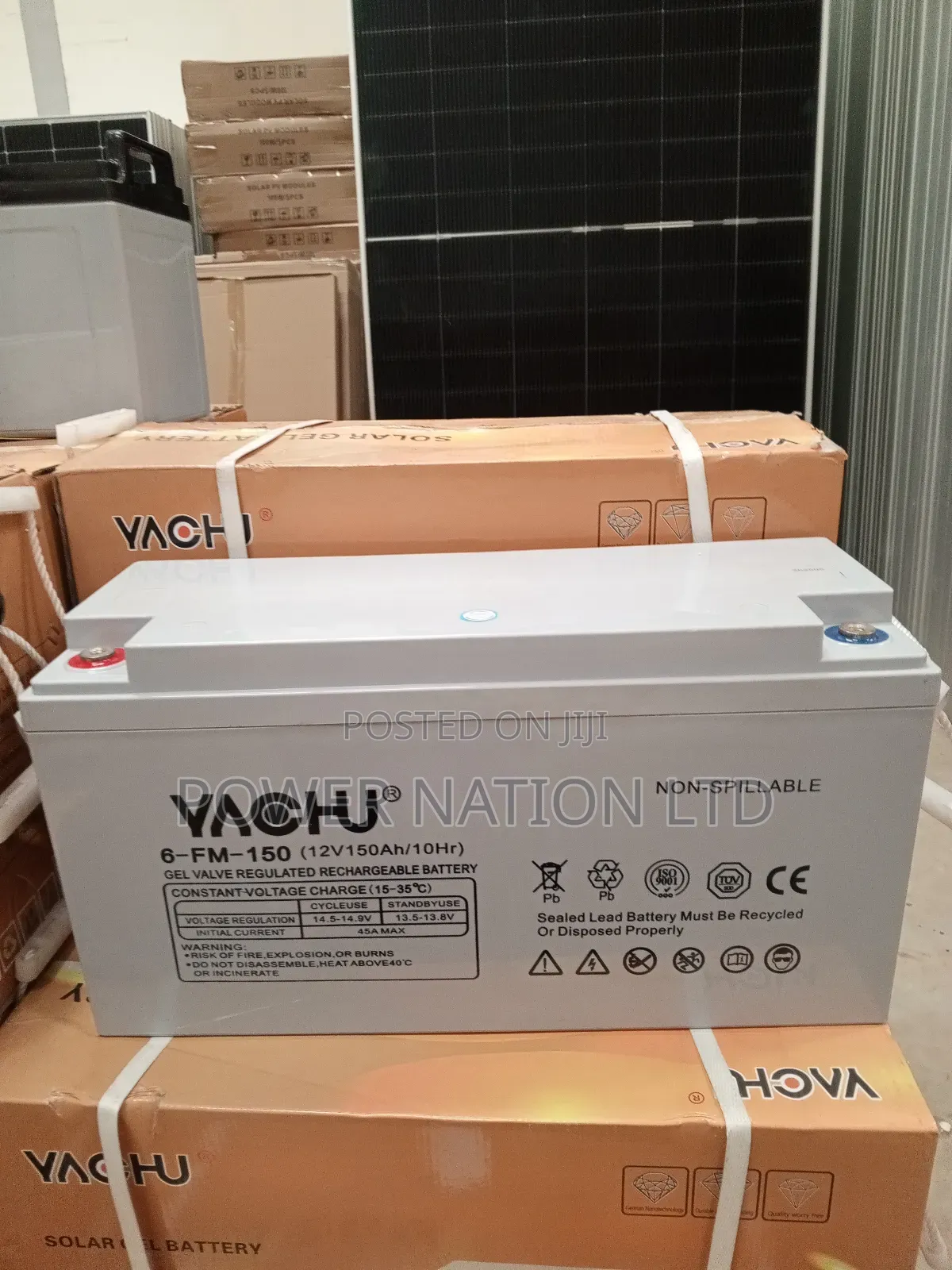 150ah Non Spillable Solar Battery