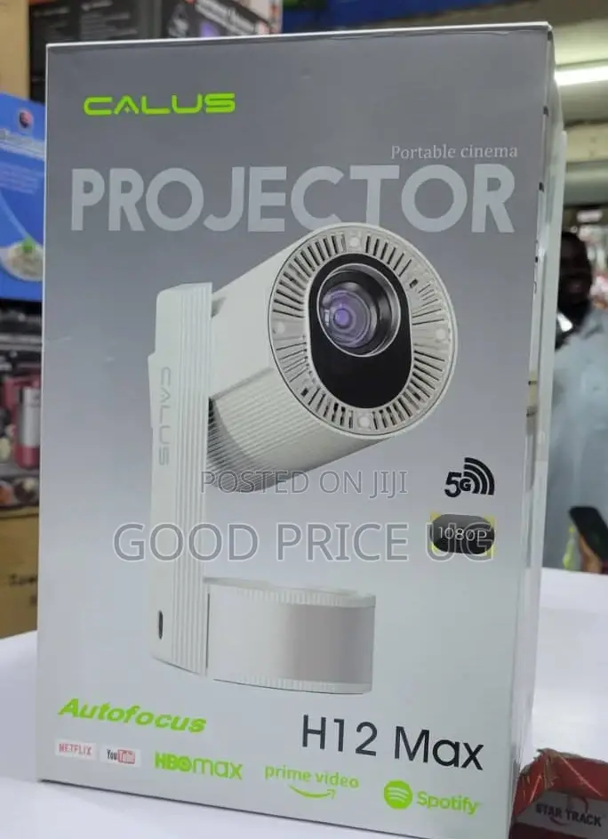 Calus H12 Max Portable Smart Android Projector.