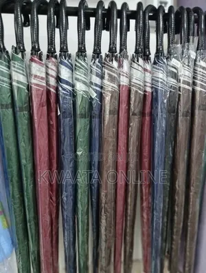 (Pack of 10) Strong Umbrellas Waterproof Stick Umbrella Big Size