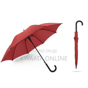 (Pack of 10) Strong Umbrellas Waterproof Stick Umbrella Big Size