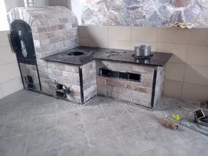 Stainless Steel G304 Oven and BBQ With Firewood and Charcoal Burners