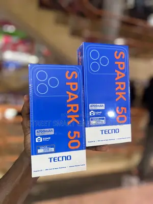 New Tecno Spark 50 128 GB Black