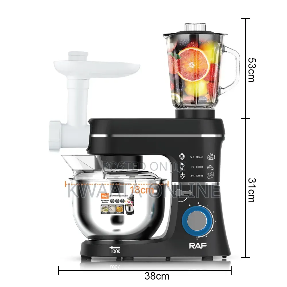 Raf Stand Mixer 10l, 5-in-1 Fermenta-Tion With Attachments