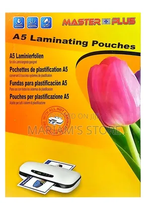 Pack of Master Plus A4 Laminating Pouches.