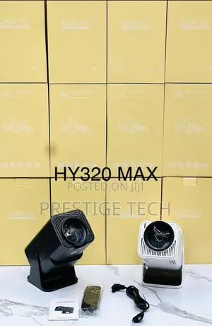 Hy320 Max Android Projector 1080p Native Mini Projector, 20000 Lumen