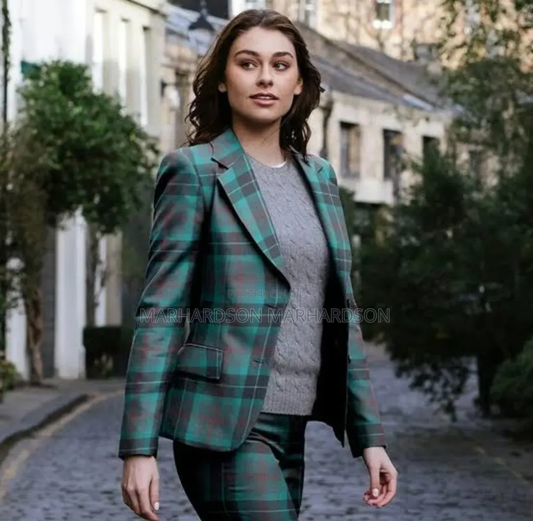 Checked Blazer