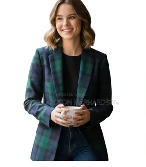 Checked Blazer