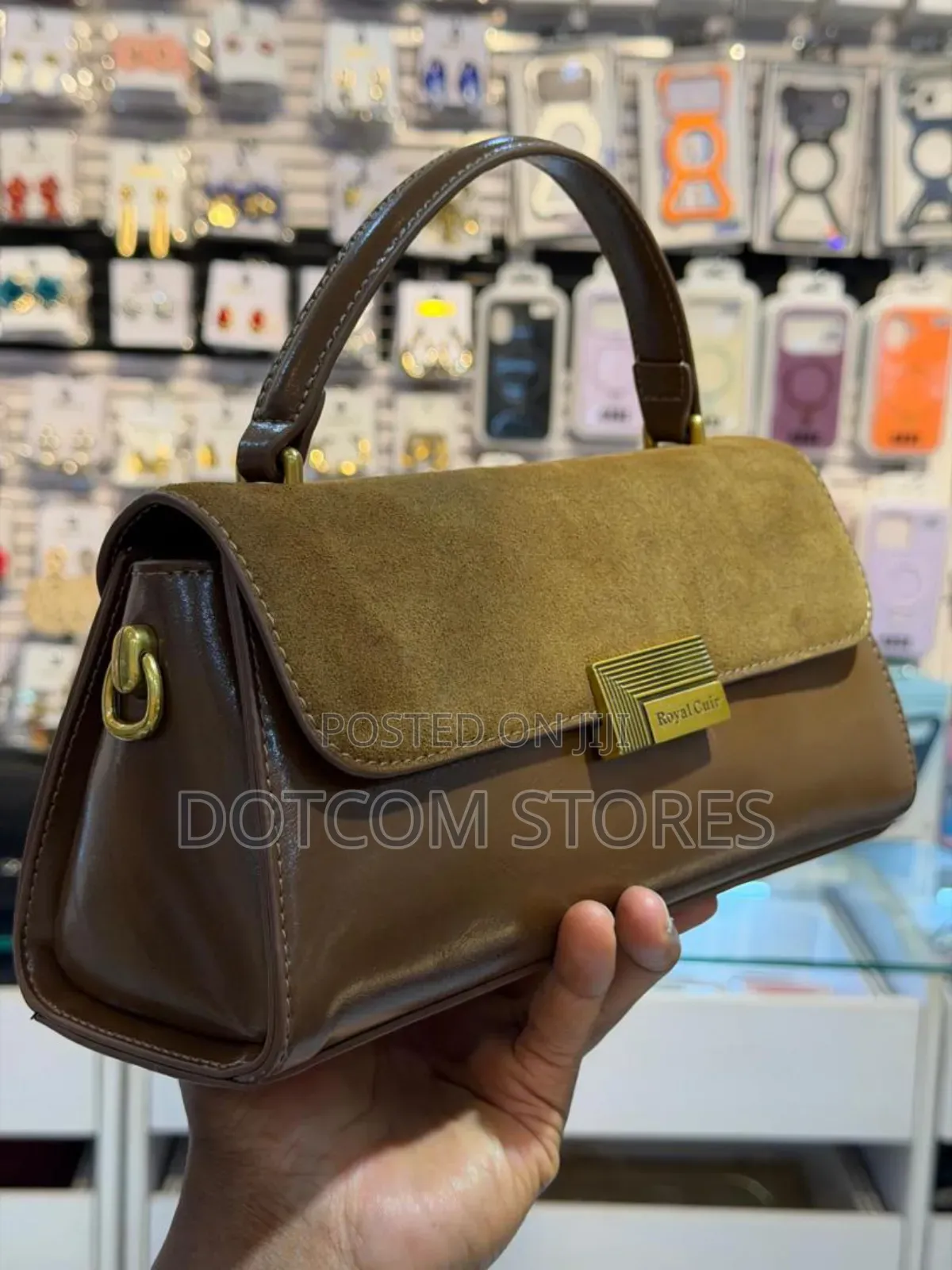Royal Cuir Top-Handle Handbag