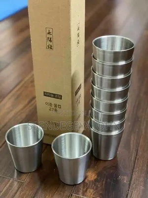 Titanium-Coated Drinking Cups.