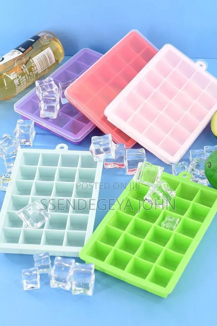 A Silicone Ice Cube Trays