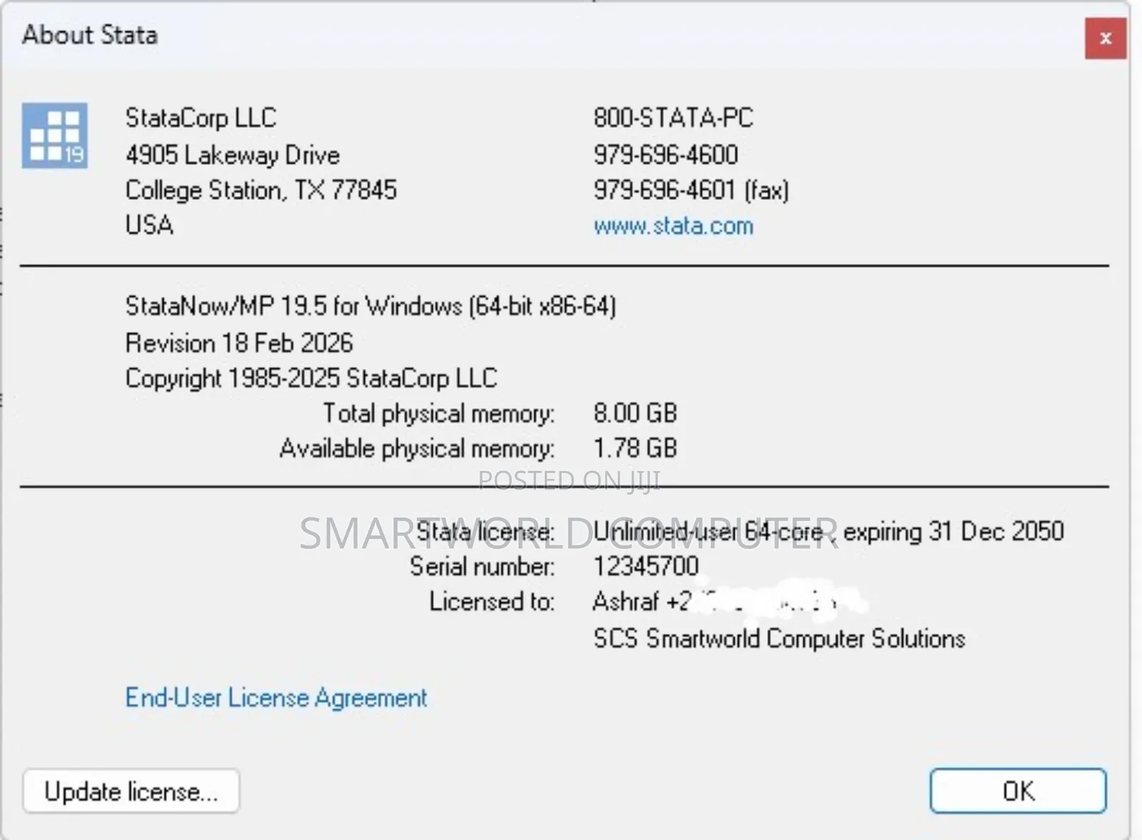 Statanow 19.5 Se Unlimited Users Perpetual License, Mega Discount