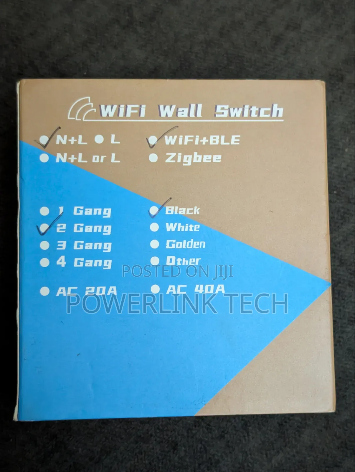 2gang Wifi Wall Switch