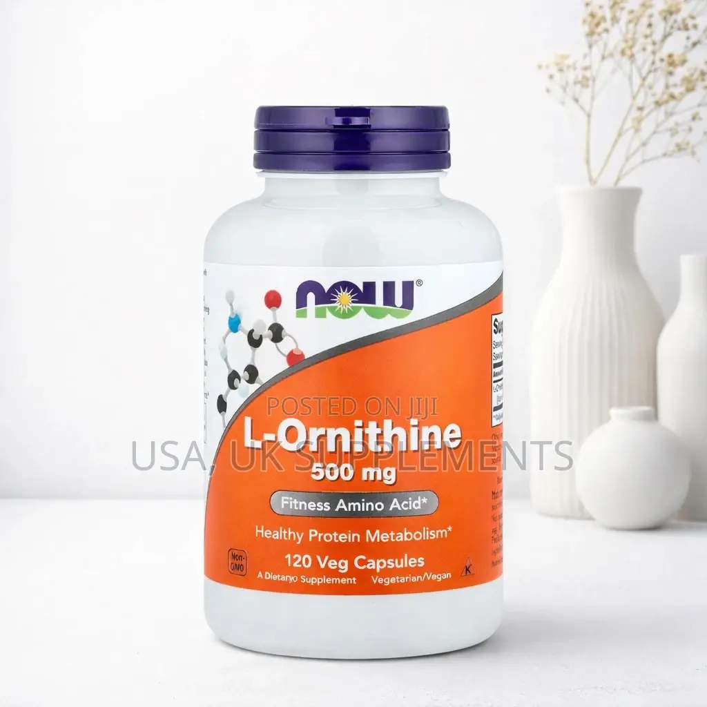 Now L-Ornithine 500mg 120veg Capsules