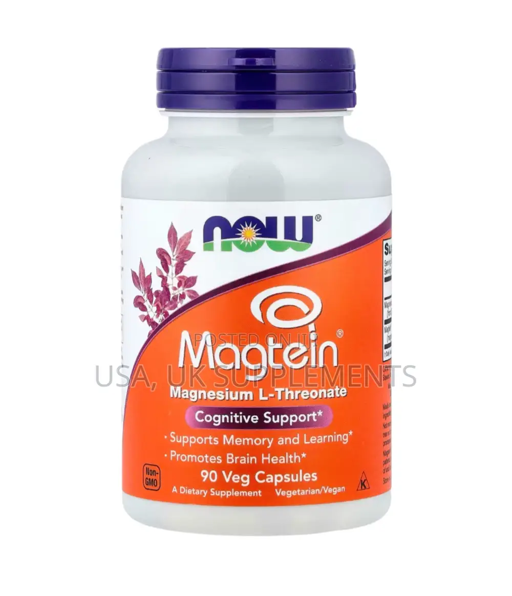 Now Magtein (Magnesium L-Threonate 90veg Capsule