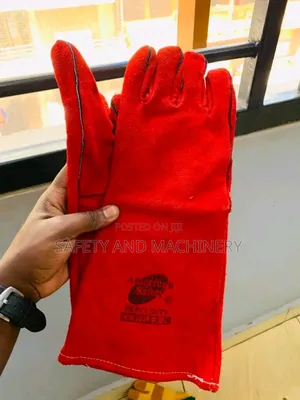 Red Leather Gloves(Welding Gloves)