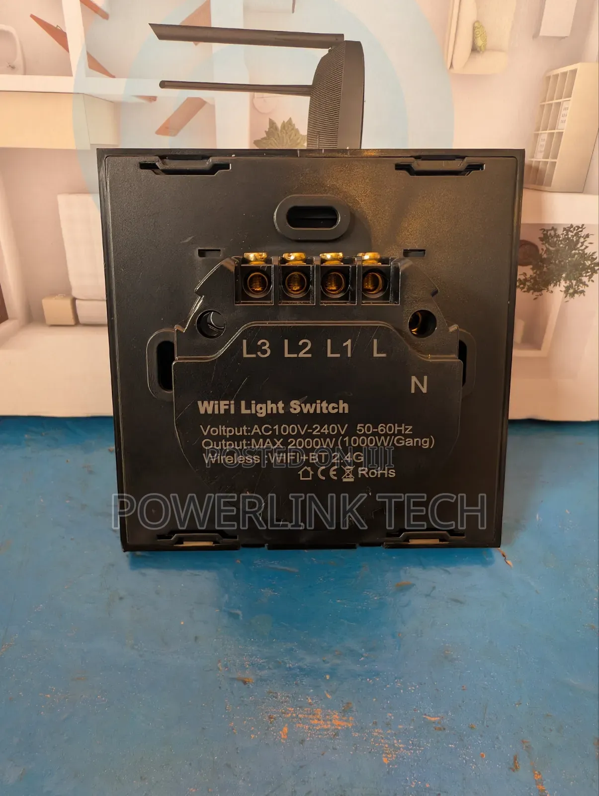 3gang Smart Switch Black
