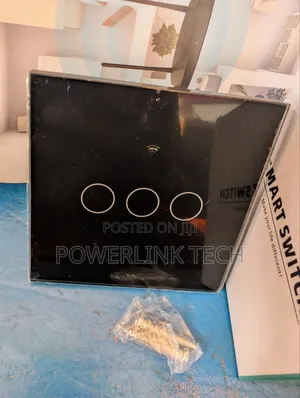 3gang Smart Switch Black