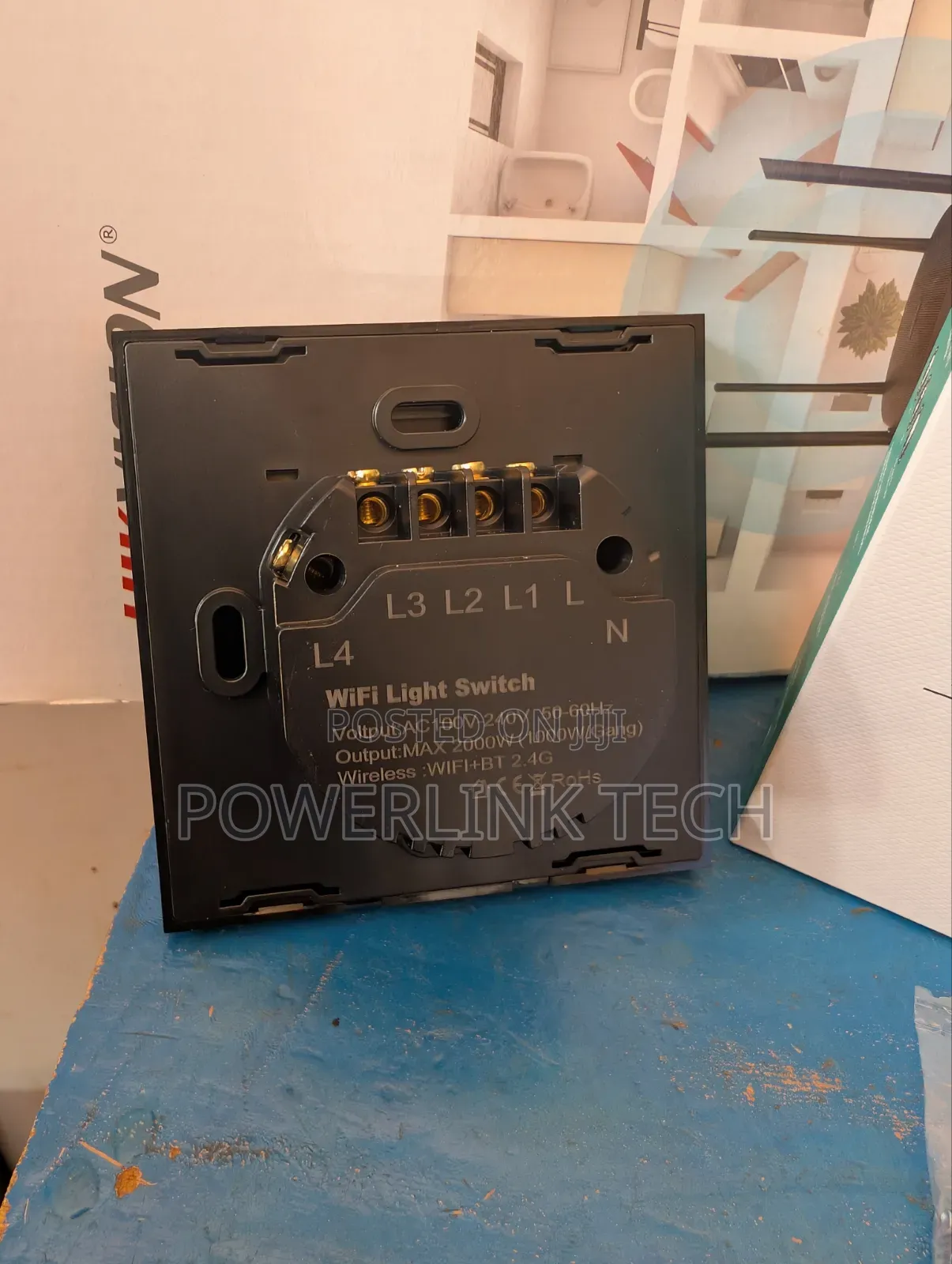 4gang Smart Switch Black
