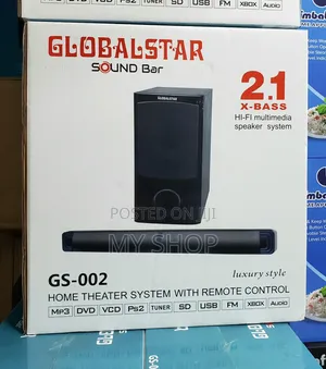 Globalstar Soundbar Home Theater System With Remote Control Gs-002