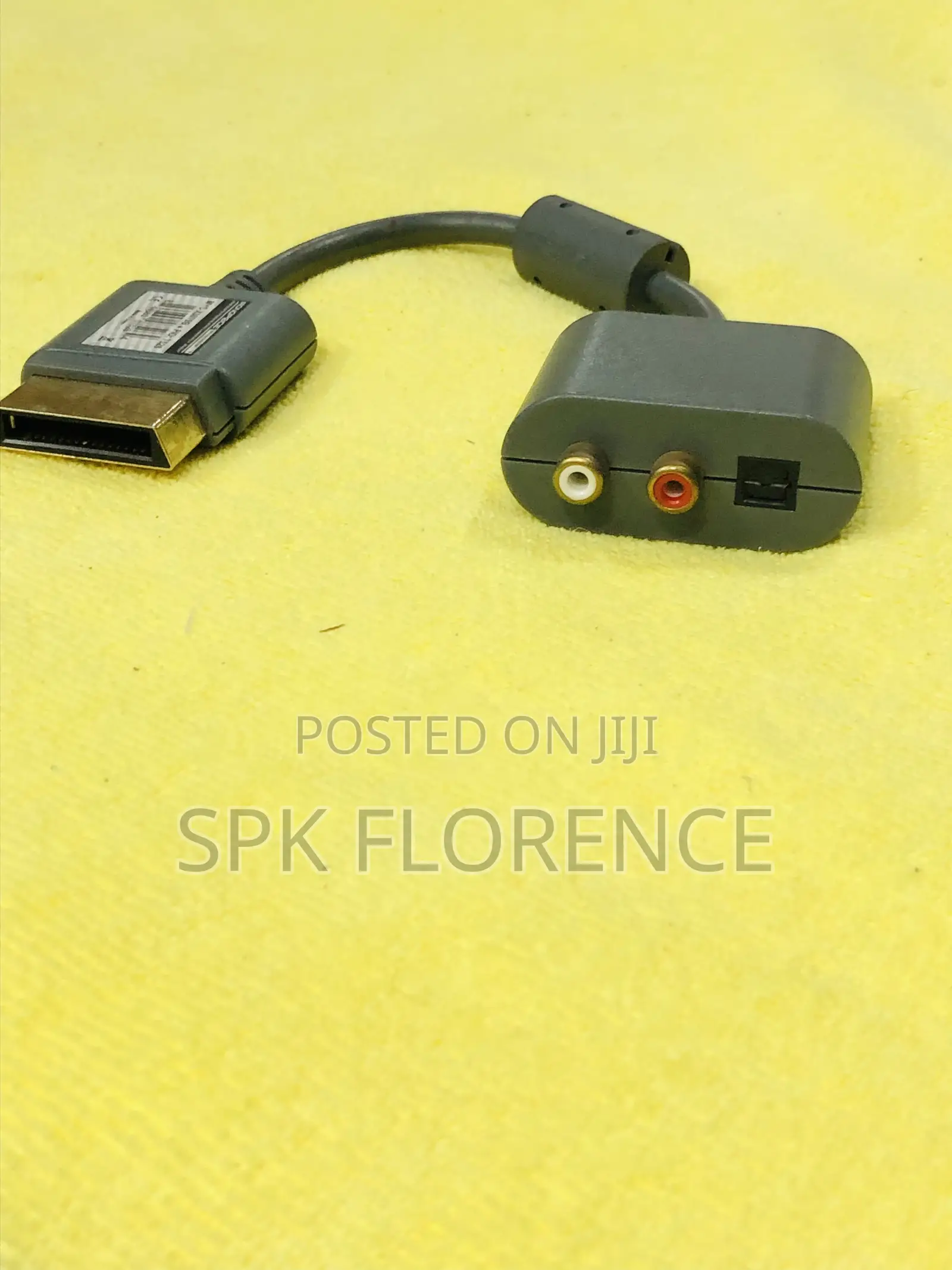 Microsoft Xbox 360 Optical Audio Adapter.
