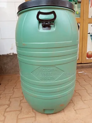 Water Drum Tank 240 Litres Green/Blue/Black