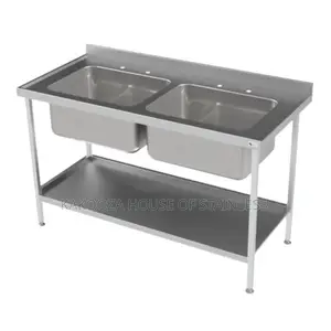 Commercial Washing Sink Dable Bowl