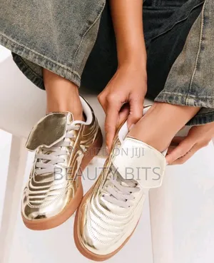 Gold Sneakers