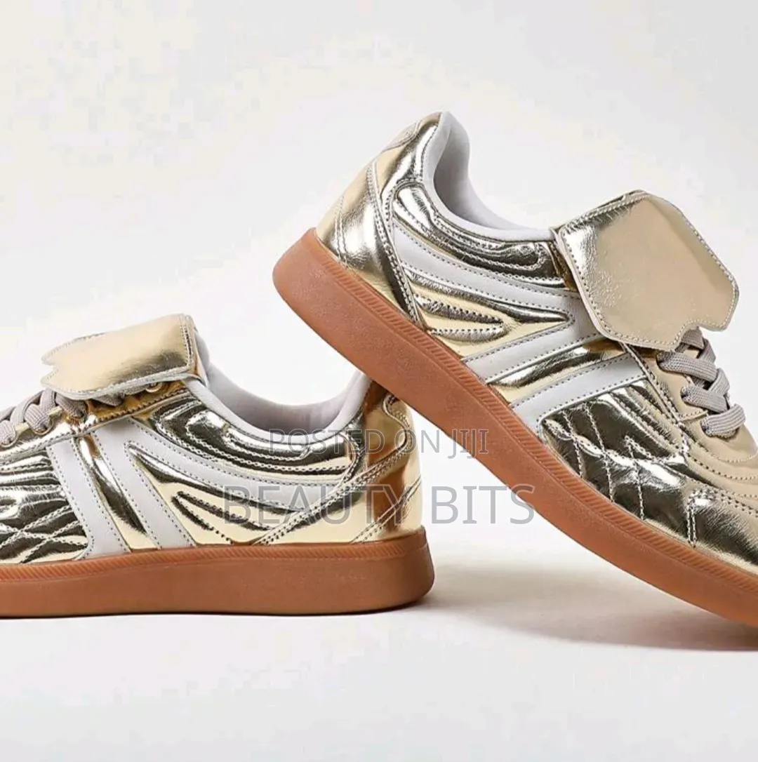 Gold Sneakers