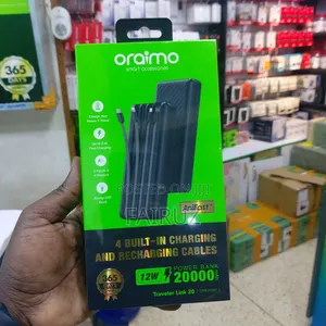 12w Anti Fast Oraimo Power Bank 20000mah