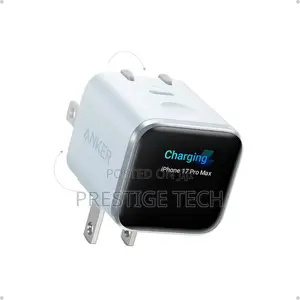 Anker Nano Usb C Wall Charger, 45w, Smart Display, 180° Foldable Plug
