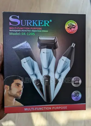 Rechargeable Multi-Functional Shaver/Hair Trimmer/Nose Trimmer