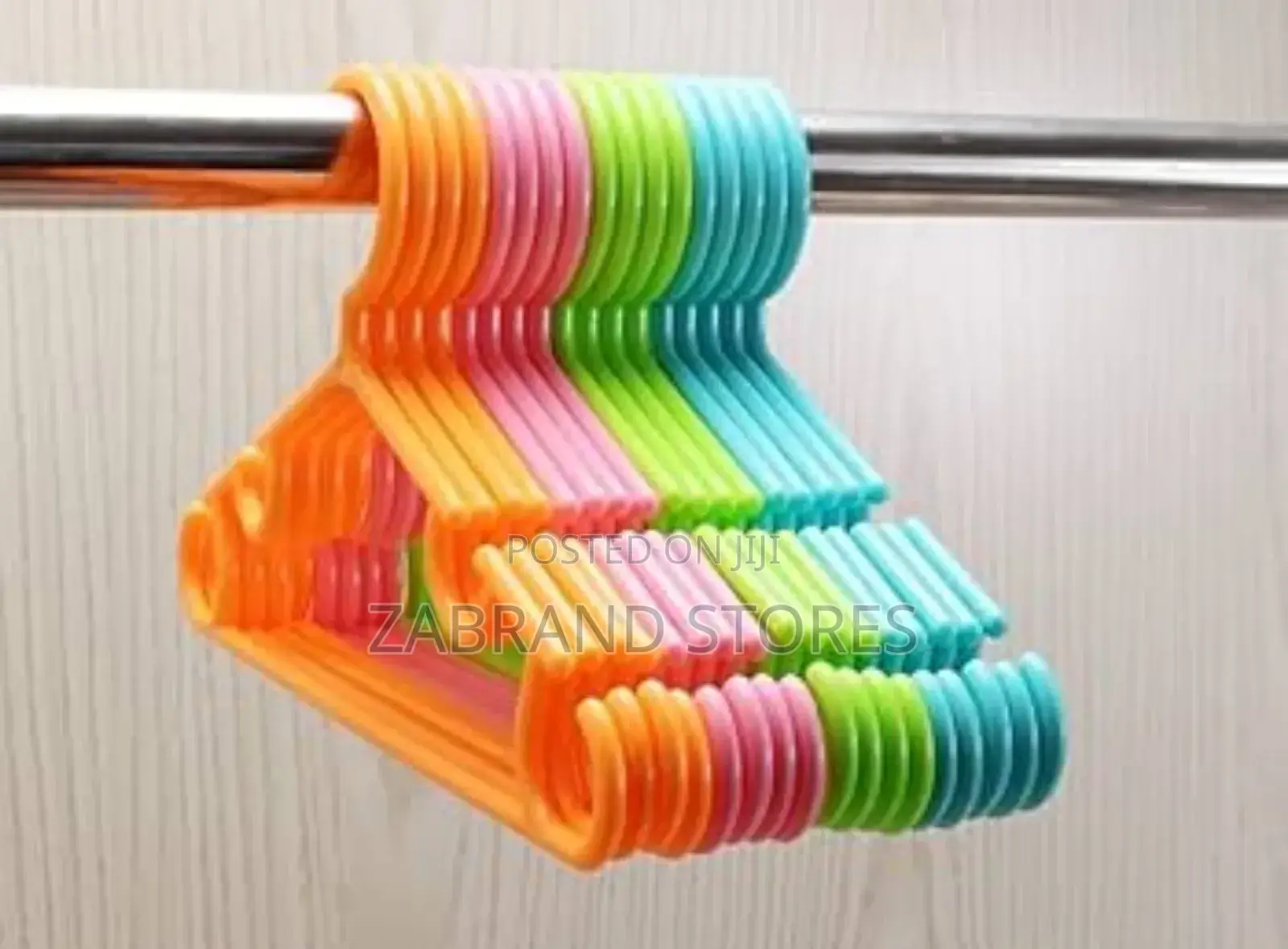 Hard Plastic Cloth Hanger 6pcs