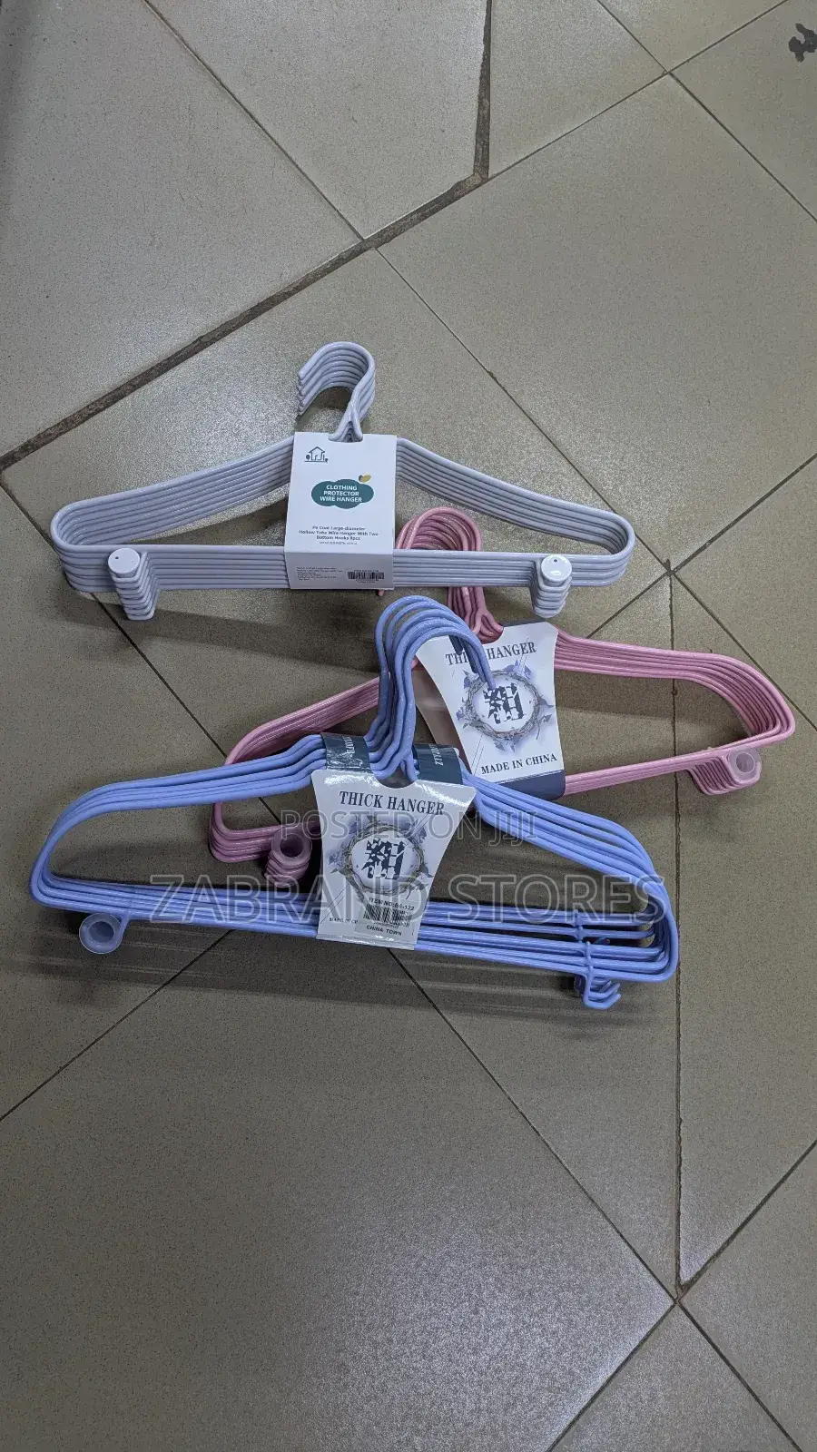 Hollow Tube Clothes Think Hanger 6pca