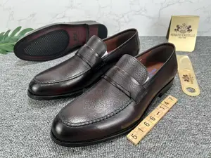 Men’S Original Leather Loafers – Classic Brown – Size 41–45