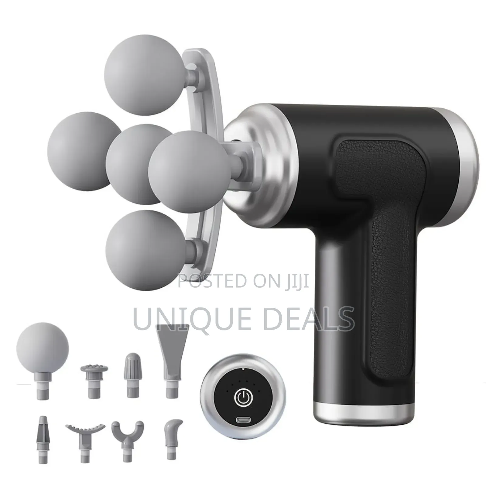 Electric Body Massager With Multiple Attachments