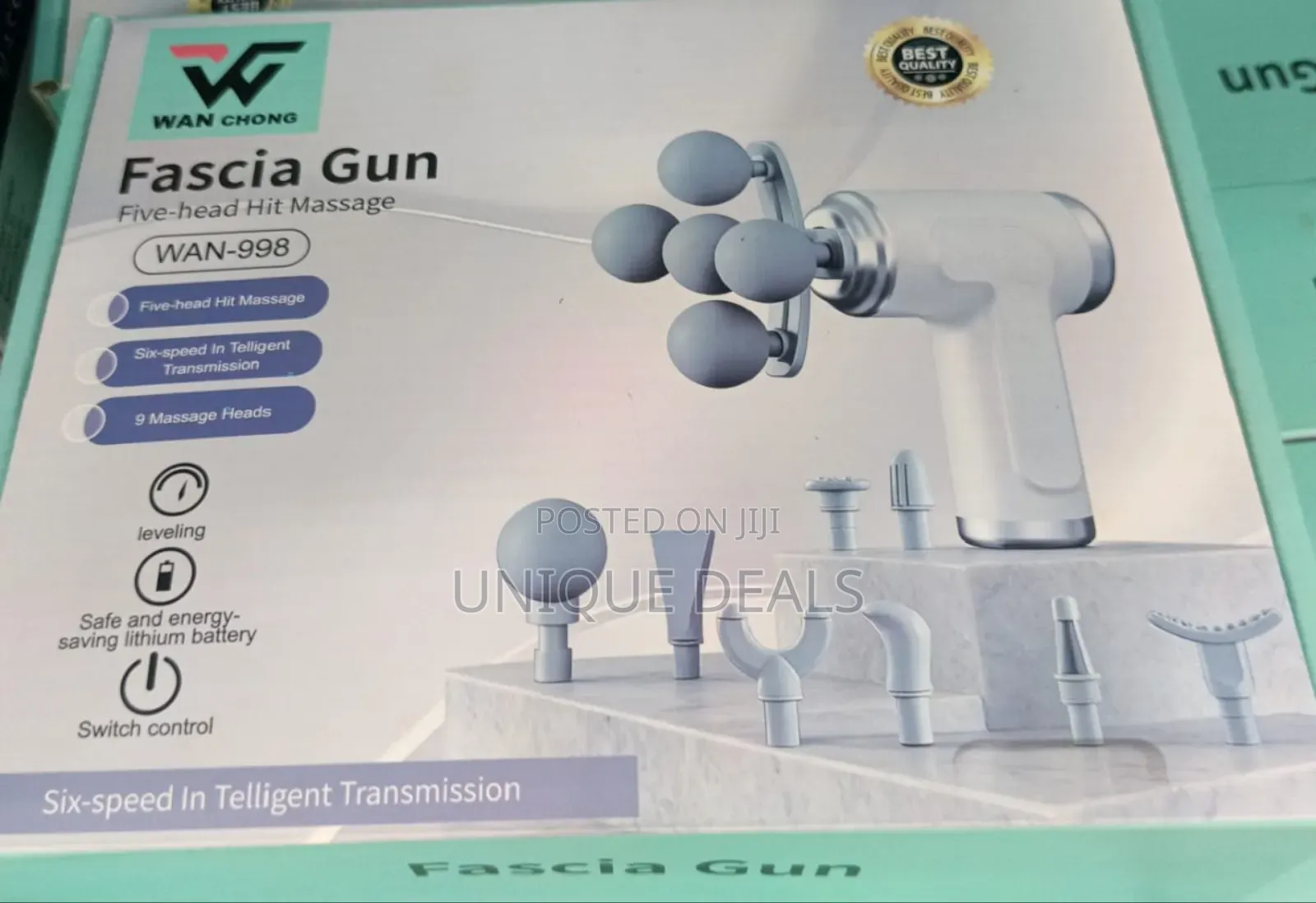 Electric Body Massager With Multiple Attachments