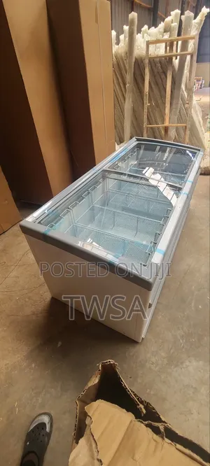 Deep Freezer With Glass Top