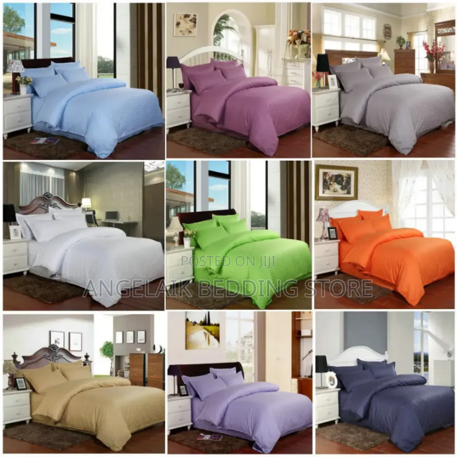 Plain Cotton Duvet 4pc