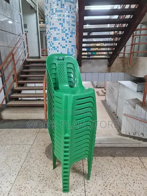 Vested Plastic Chairs Plastic Chairs Armless Green