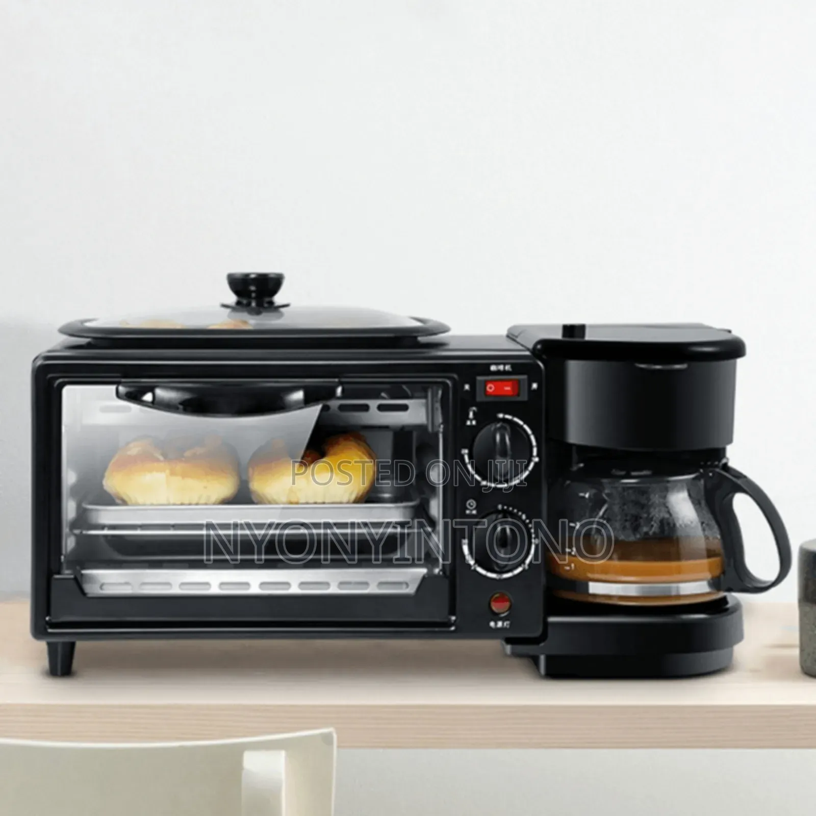 Raf 12liters 3 in 1 Breakfast Maker With Coffee Maker, Oven Toaster
