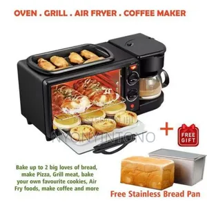 Raf 12liters 3 in 1 Breakfast Maker With Coffee Maker, Oven Toaster
