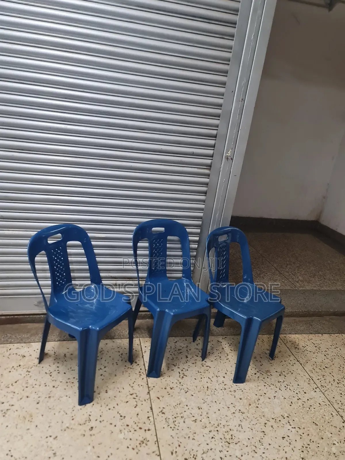 Office/Kitchen/Floor Plastic Chairs Plastic Chairs Blue Armless