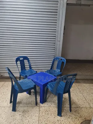 Elegance Plastic Table and Chairs Plastic Table and Chairs