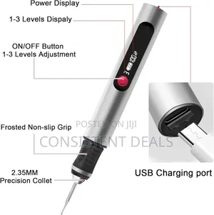 Rechargeable Professional Engraving Pen With Bits