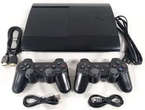 Sony Playstation 3 Super Slim 250gb Ps3 Video Game Console 2 Pads