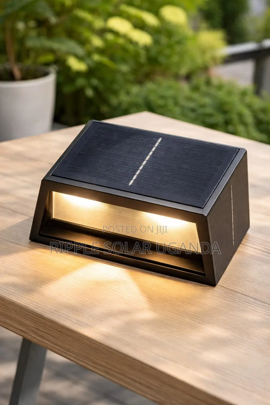 Led Solar Garden Wall Light Up Down Waterproof Modern Outdoor Lamp