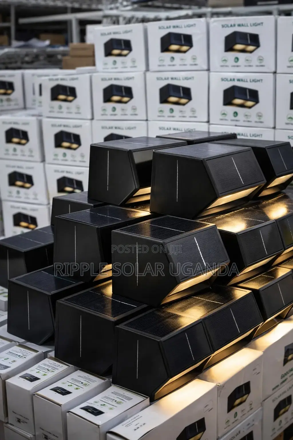 Led Solar Garden Wall Light Up Down Waterproof Modern Outdoor Lamp