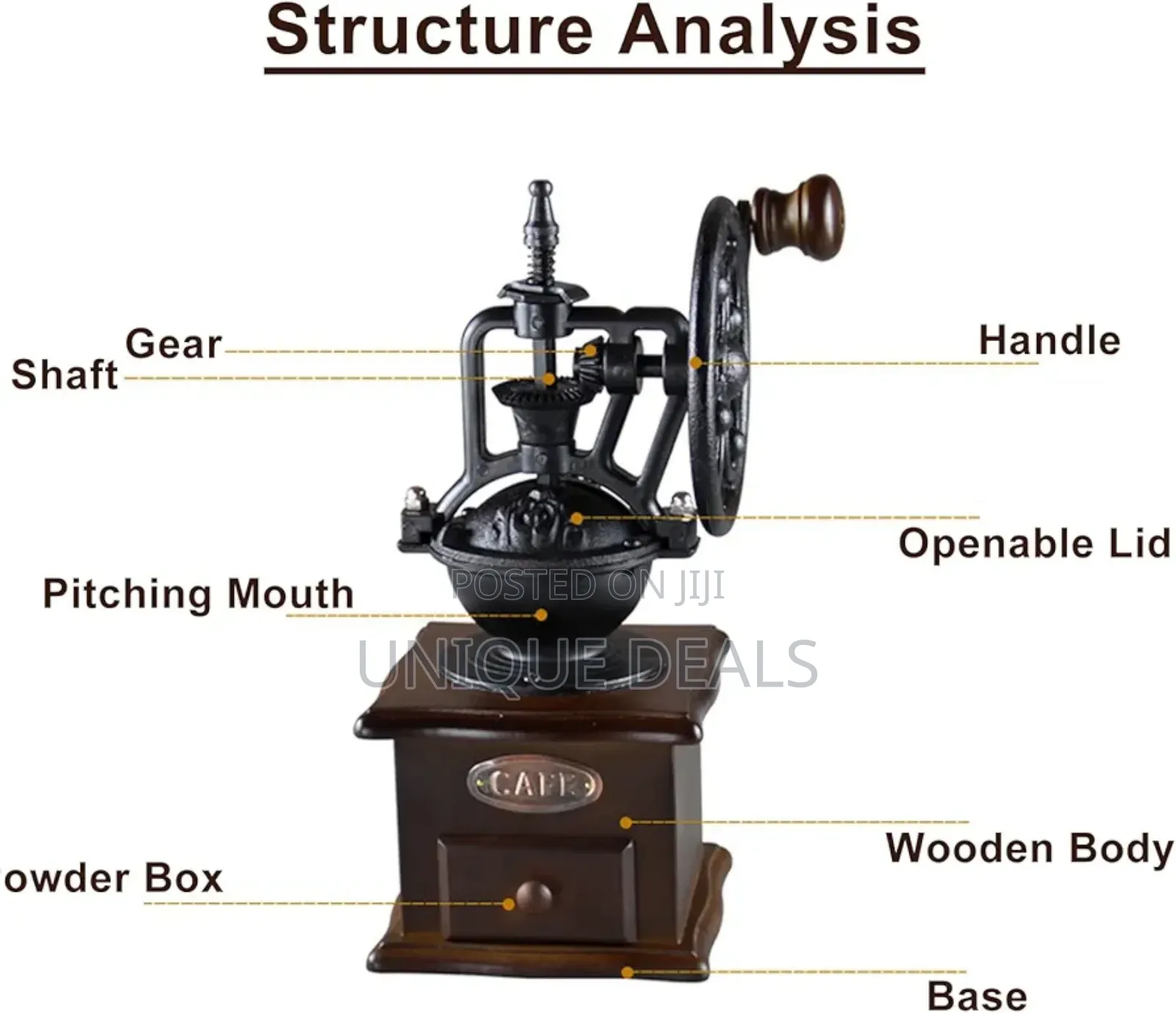 Coffee Grinder, Portable Manual Coffee Grinder